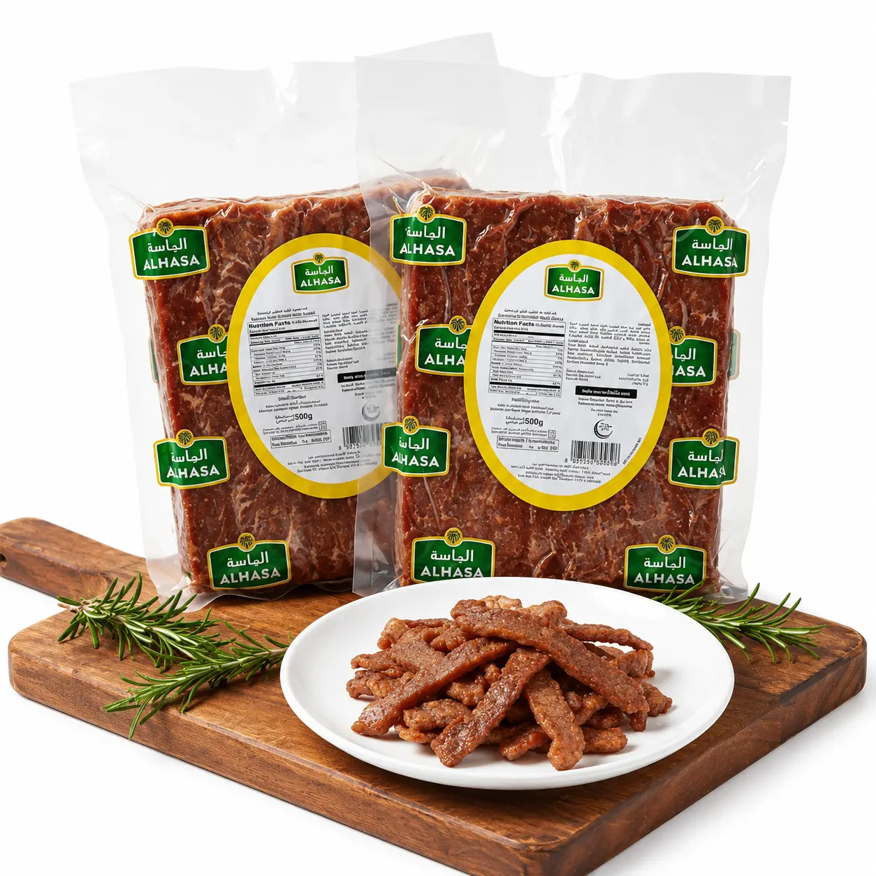 ChatGPT Image Aug 29, 2026, 03_38_41 PM ALMASA COOKE & SMOKE BEEF STRIPS 500 G - Image 1